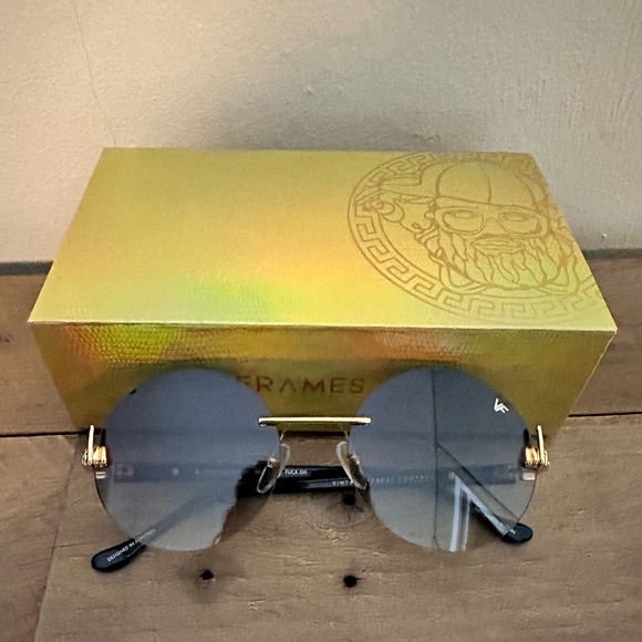 VINTAGE FRAMES 508 DRILL MOUNT F.U. EDITION 24KT GOLD - Picture 8 of 8